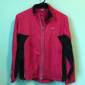 Pink nike dry fit windbreaker